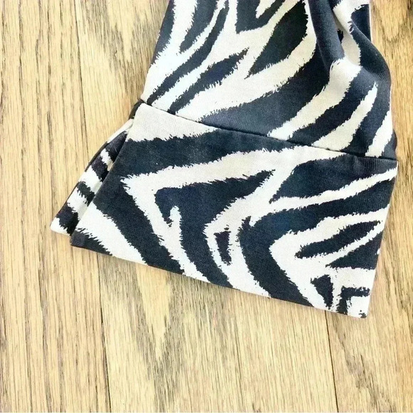 Diane Von Furstenberg DVF Zebra Midi Dress Black White Size 8 - Picture 11 of 12